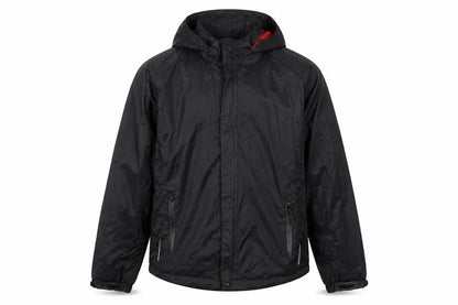 Mens UK Size XS the kit Black Windbreaker Coat