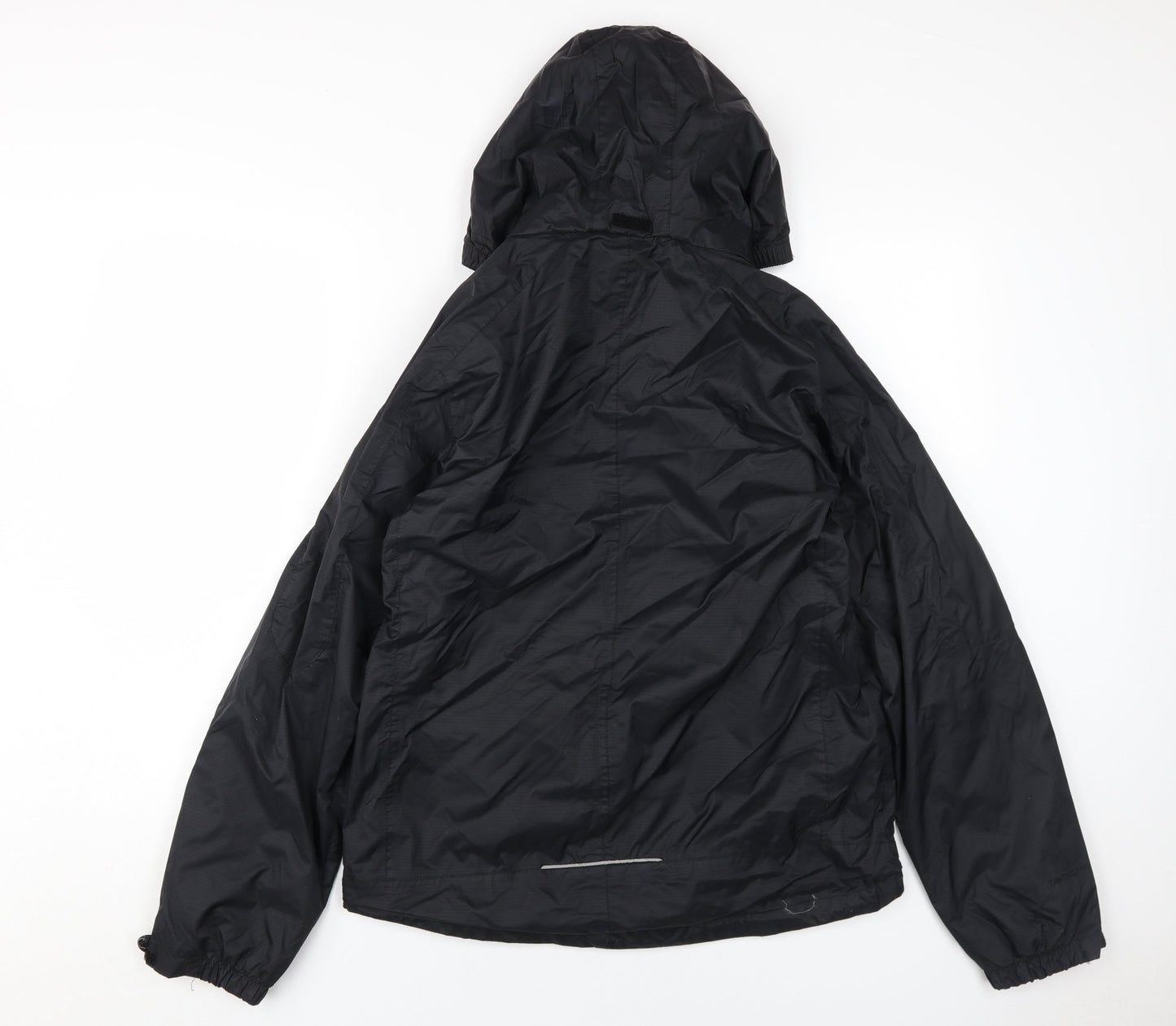 Mens UK Size XS the kit Black Windbreaker Coat