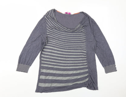 Womens UK Size 16 Marks and Spencer Grey Tunic Jumper