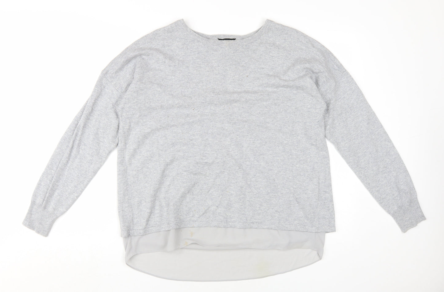 Womens UK Size 14 Marks and Spencer Grey Pullover Jumper