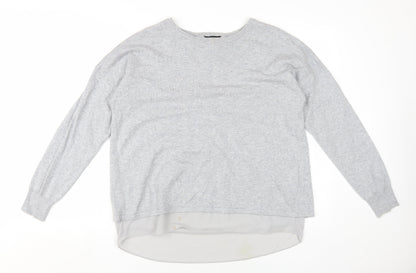 Womens UK Size 14 Marks and Spencer Grey Pullover Jumper