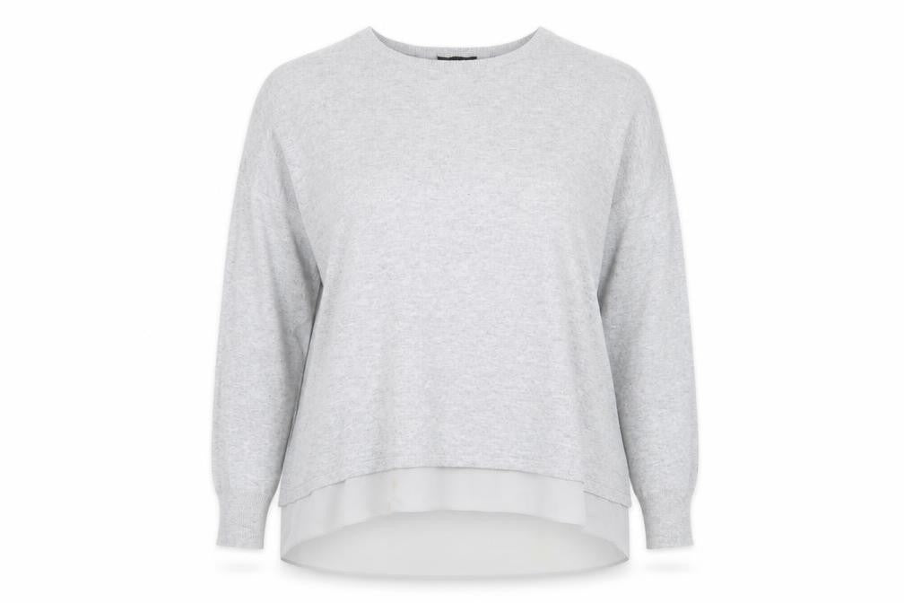 Womens UK Size 14 Marks and Spencer Grey Pullover Jumper