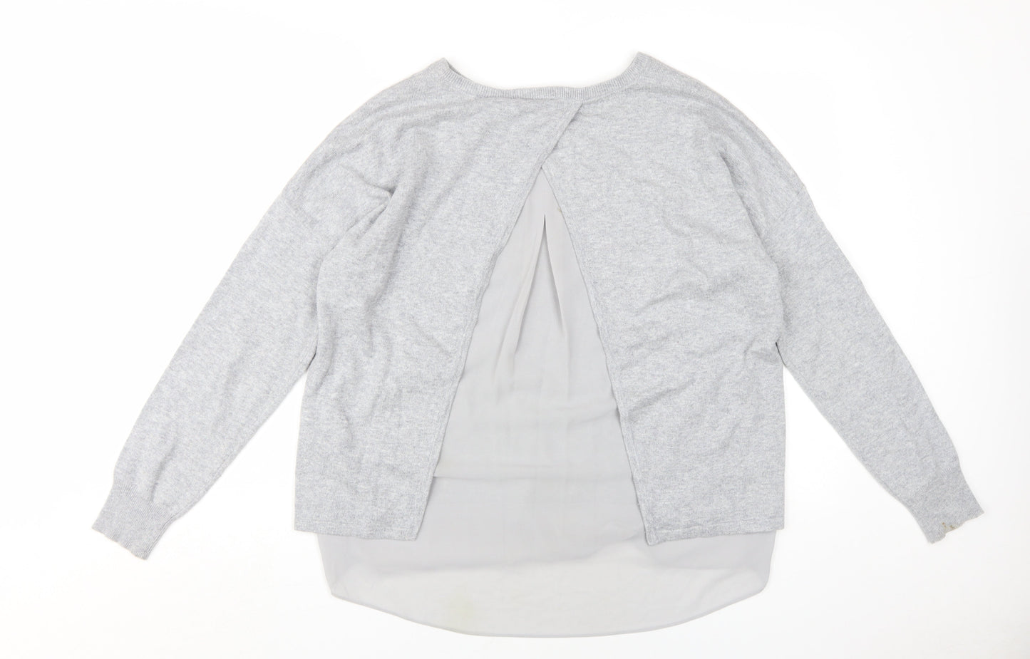 Womens UK Size 14 Marks and Spencer Grey Pullover Jumper