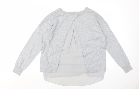 Womens UK Size 14 Marks and Spencer Grey Pullover Jumper