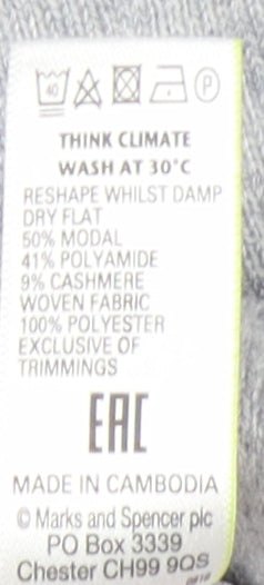 Womens UK Size 14 Marks and Spencer Grey Pullover Jumper