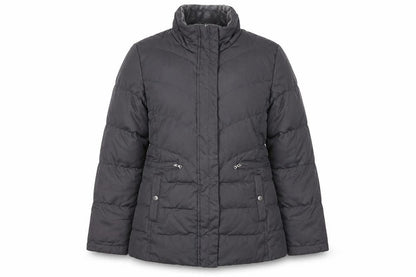 Womens UK Size M Larry Levine Black Puffer Jacket