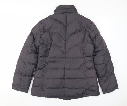 Womens UK Size M Larry Levine Black Puffer Jacket