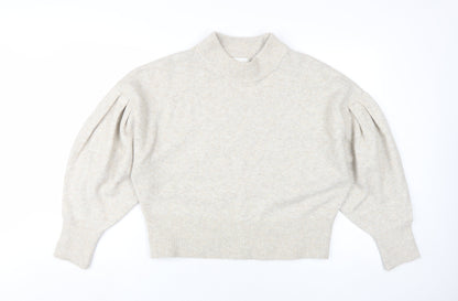 Womens UK Size M H&M Beige Pullover Jumper