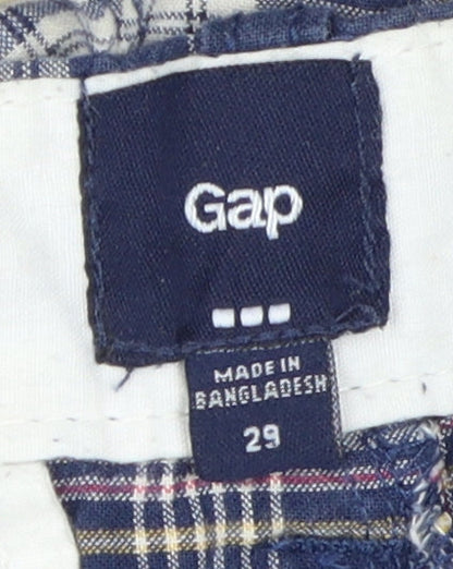 Gap Men's Multicoloured Plaid Chino Shorts 29