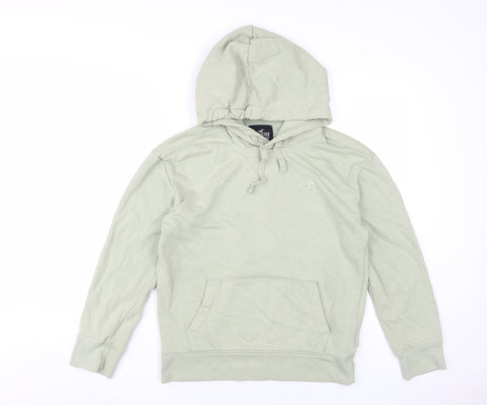 Hollister Green Hooded Pullover XS Unisex