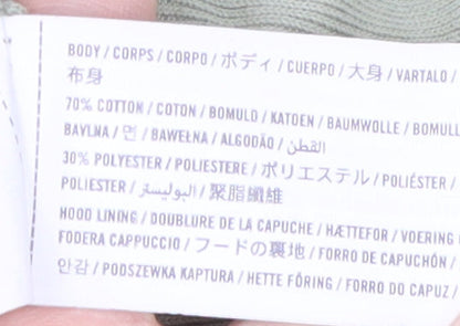 Hollister Green Hooded Pullover XS Unisex