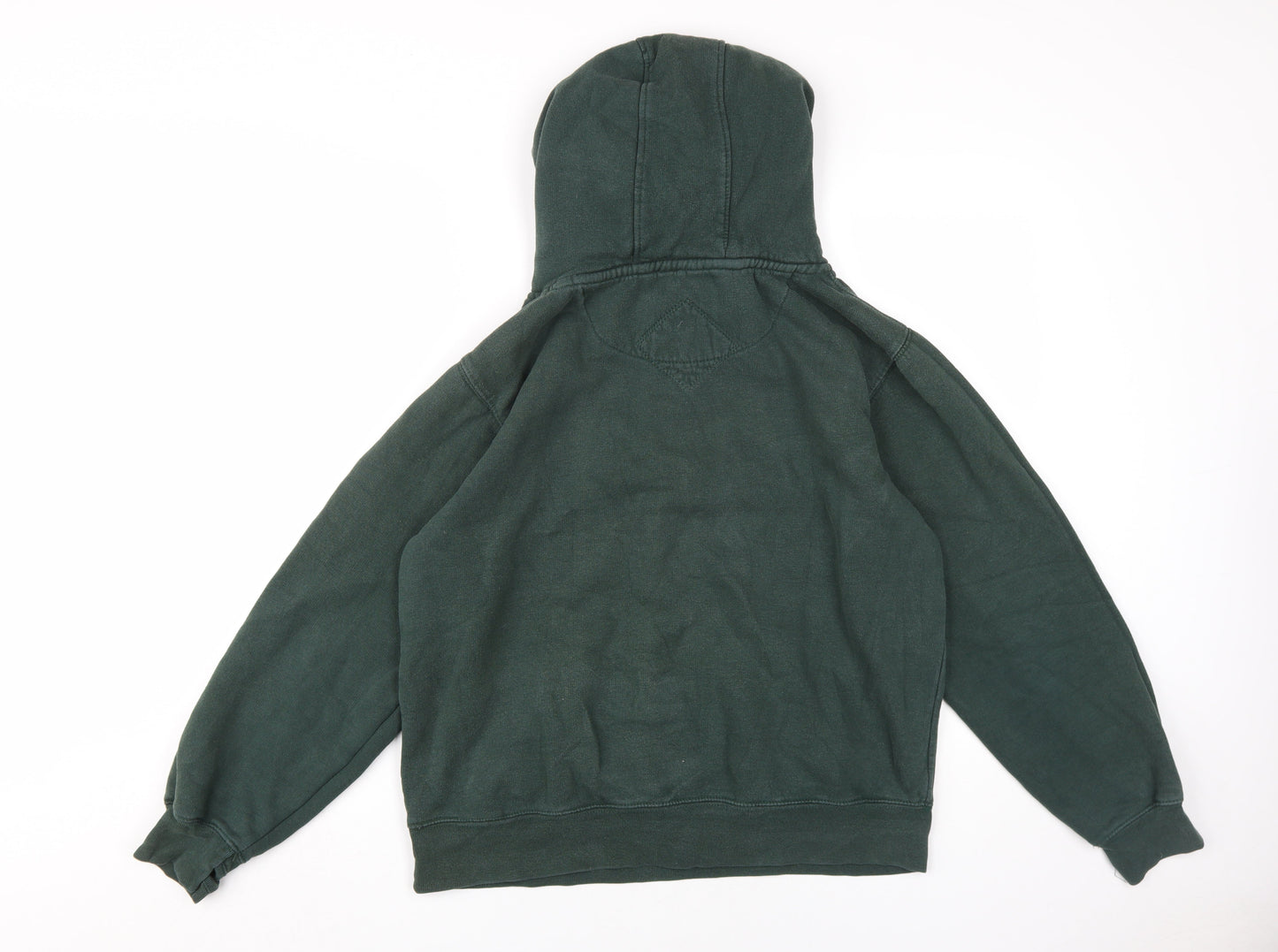 USHI Men's Green Pullover Hoodie, Logo, Size M, Hooded