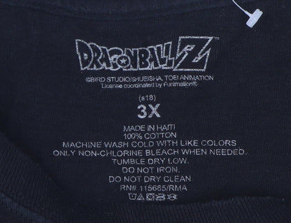 Dragon Ball Z Unisex Black Cropped T-Shirt 3XL