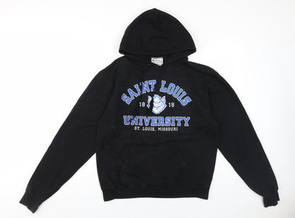 Mens UK Size M Champion Black Pullover Hoodie