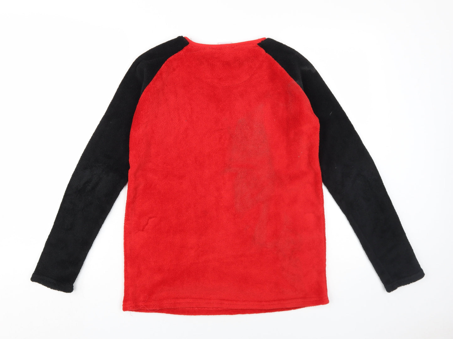 Marvel Boys Red Black Superhero Long Sleeve Pyjama Top