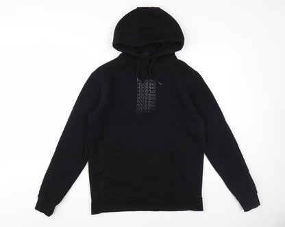 Mens UK Size S MP Black Pullover Hoodie