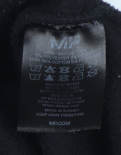 Mens UK Size S MP Black Pullover Hoodie