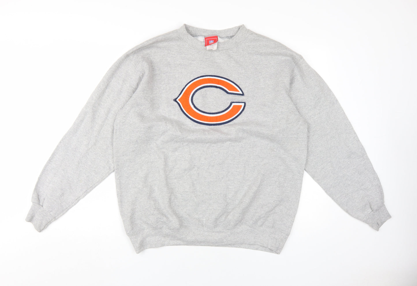 Mens UK Size M NFL Grey Pullover Sweatshirt