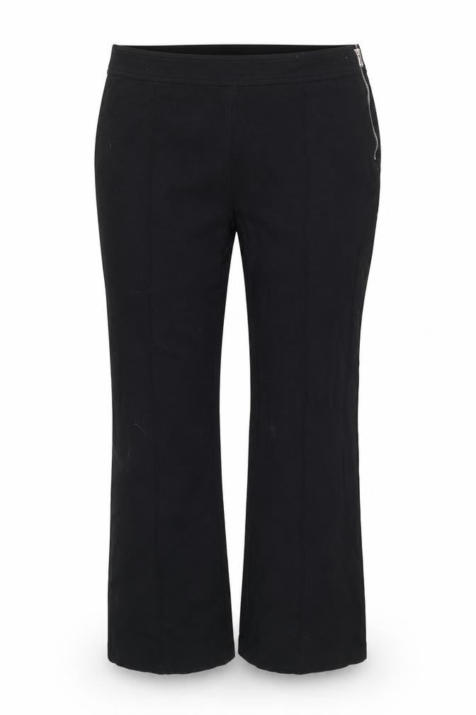 Womens UK Size 14 DKNY Slim Fit Dress Pants Black Trousers