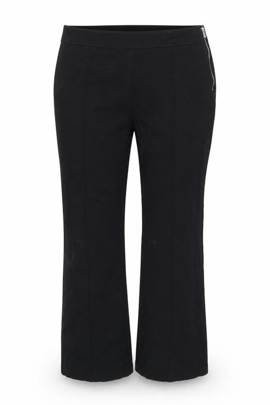 Womens UK Size 14 DKNY Slim Fit Dress Pants Black Trousers