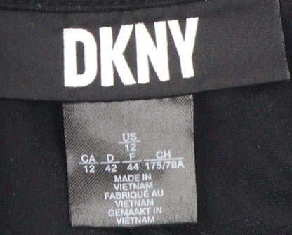 DKNY Women's Black Dress Pants, Size 14, Slim Fit