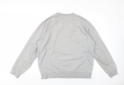 Mens UK Size L Hurley Grey Pullover Sweatshirt