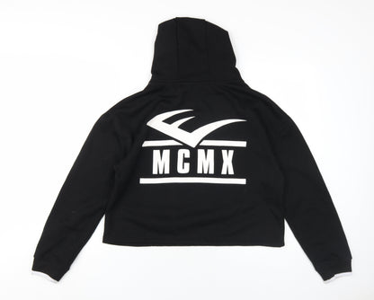 Everlast Women's Black Hoodie Size 12 Polyester Logo