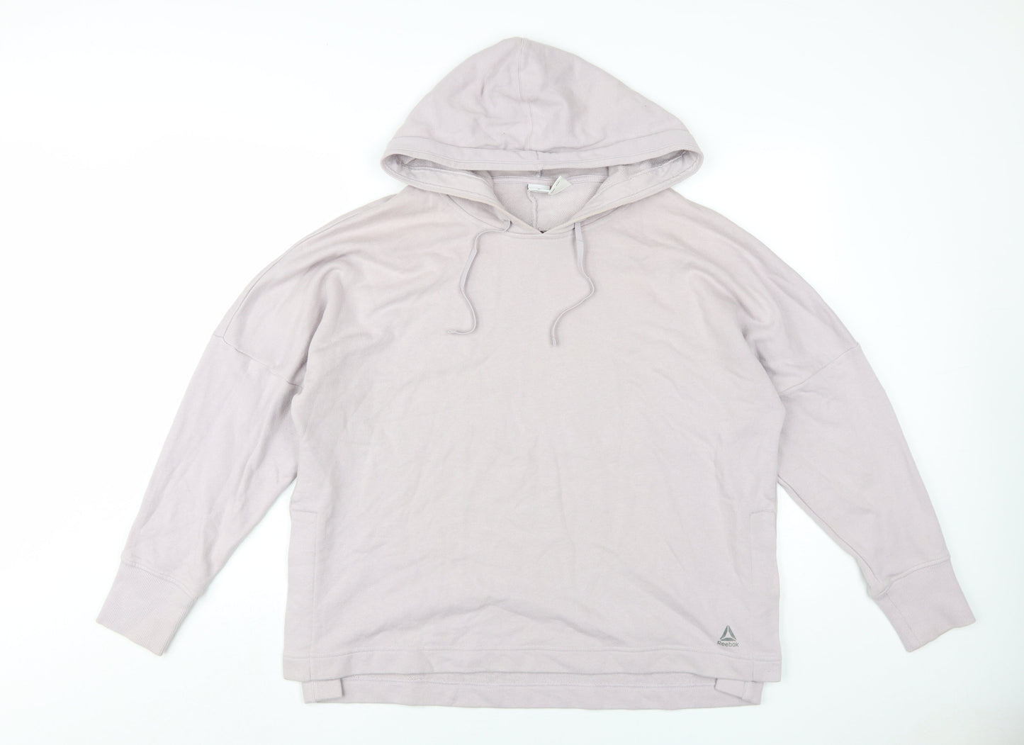 Reebok Women’s Ivory Pullover Hoodie - Small, Hooded & Lightweight
