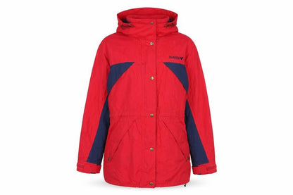 Womens UK Size 10/12 SCANDA Red Parka Coat