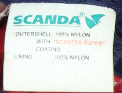 Womens UK Size 10/12 SCANDA Red Parka Coat