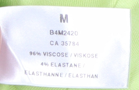 Precis Petite Women's Green Cowl Neck Top M