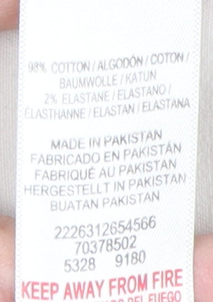 Dorothy Perkins Women's Ivory Bermuda Shorts Size 14