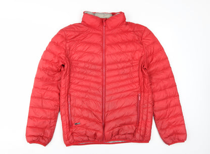 Womens UK Size L Surfanic Red Puffer Jacket