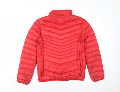 Womens UK Size L Surfanic Red Puffer Jacket