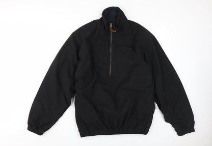 Mens UK Size M PaGANICA Black Windbreaker Coat