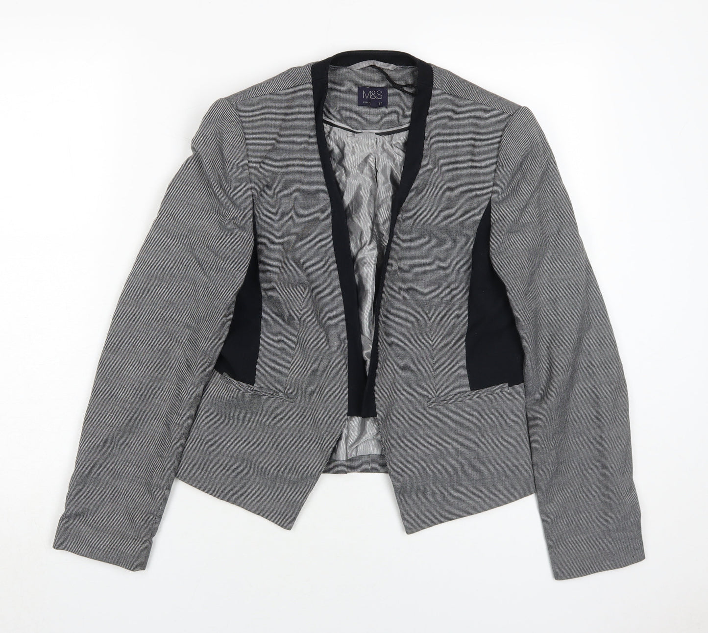 Marks and Spencer Women's Grey Blazer UK 8