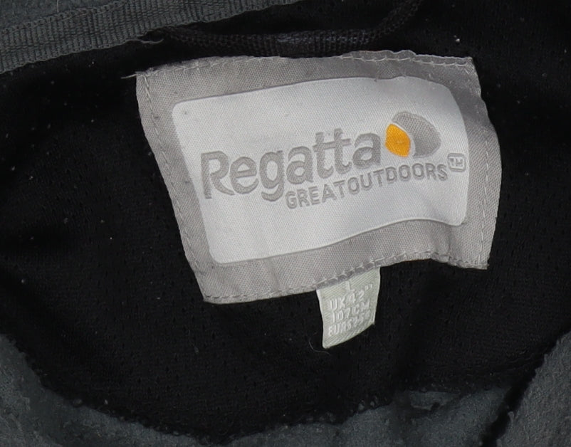 Mens UK Size 2XL Regatta Grey Full Zip Sweatshirt