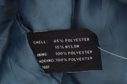 Bon Marché Women's Blue Hooded Mid-Length Coat M