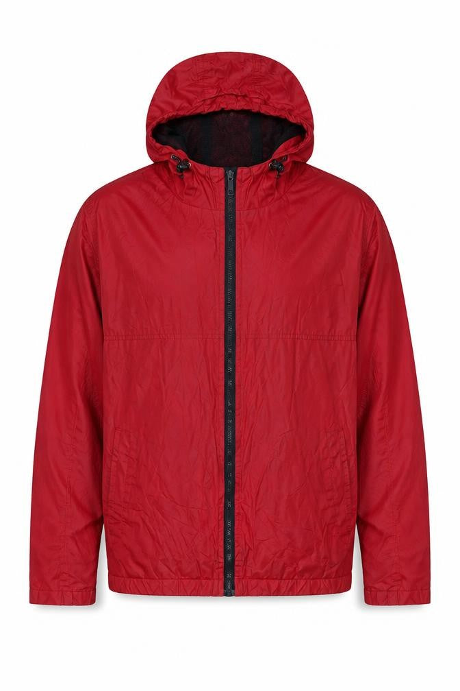 Mens UK Size L Burton Menswear London Red Windbreaker Coat
