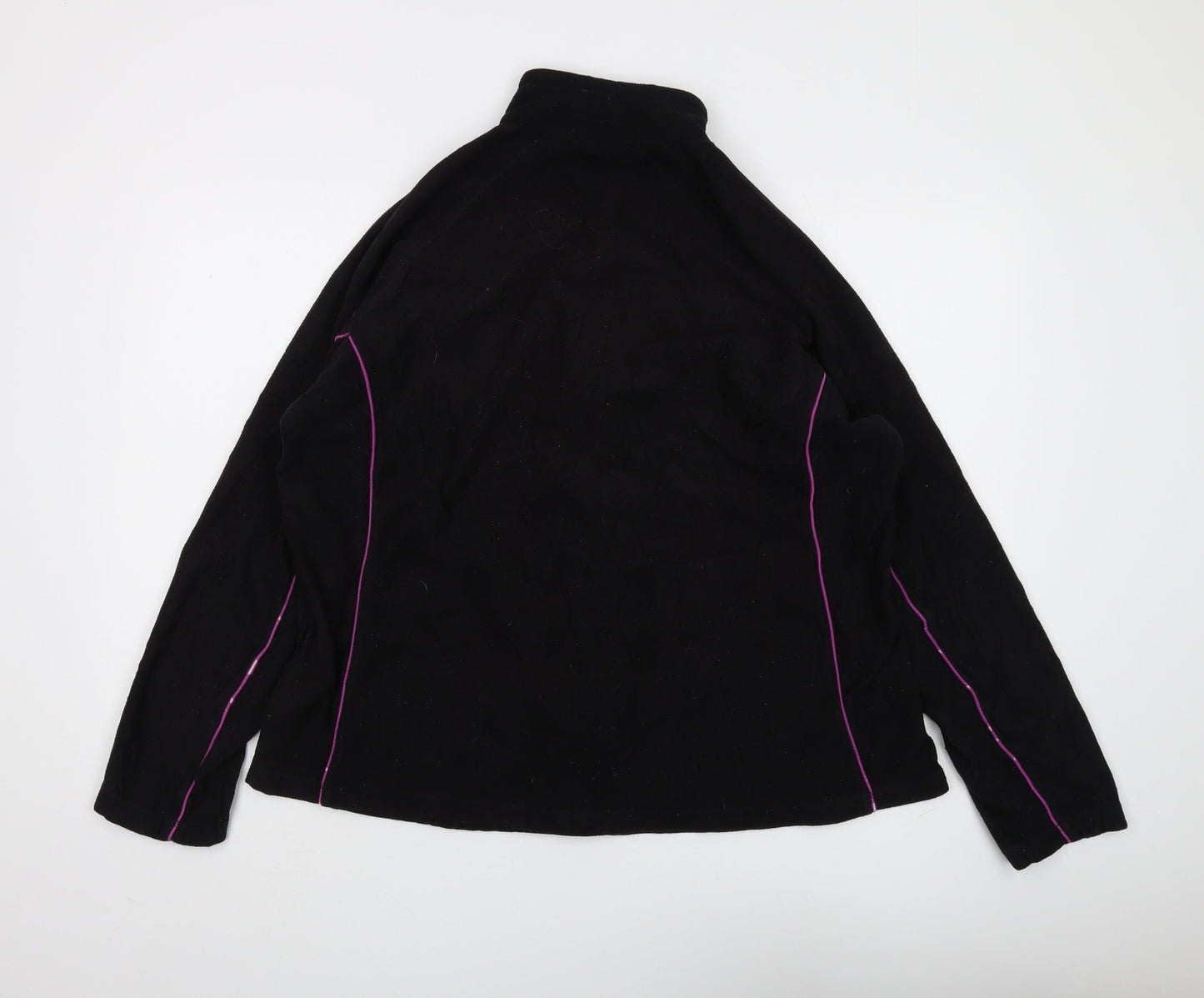 The Golf Co Unisex Black XL Full Zip Fleece Hoodie