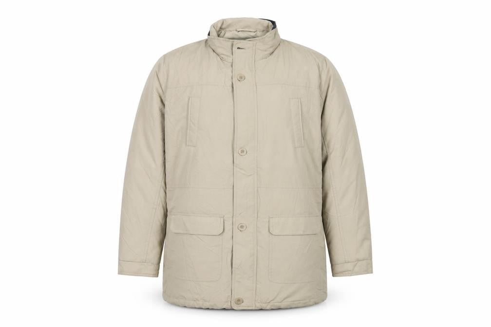 Mens UK Size L Premier Man Beige Overcoat