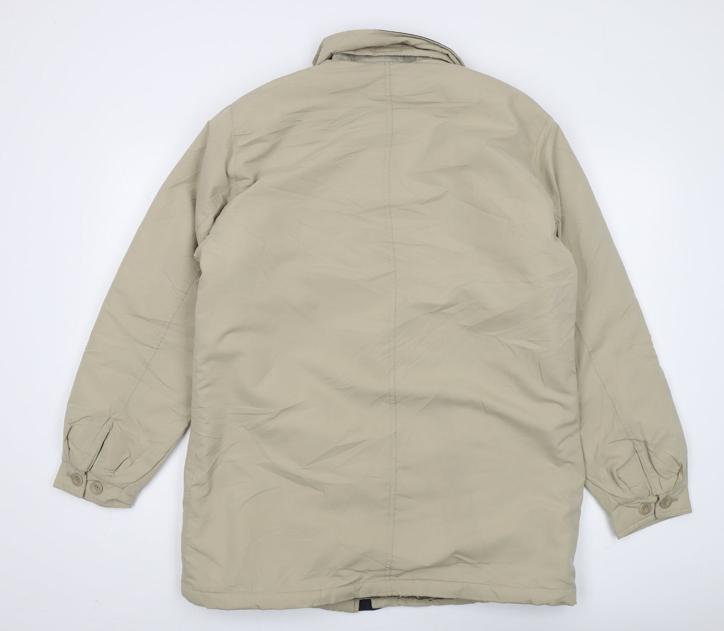 Mens UK Size L Premier Man Beige Overcoat