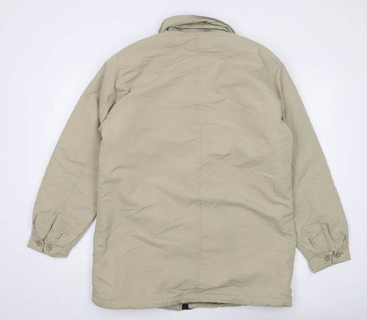 Mens UK Size L Premier Man Beige Overcoat