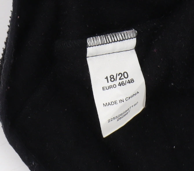 Active VIII Unisex Black Fleece Vest, Size 18/20, Lightweight