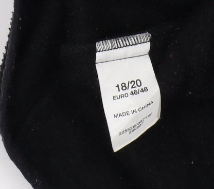 Active VIII Unisex Black Fleece Vest, Size 18/20, Lightweight