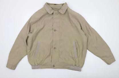 Mens UK Size XL Weatherguard Beige Windbreaker Coat