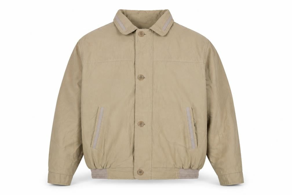 Mens UK Size XL Weatherguard Beige Windbreaker Coat