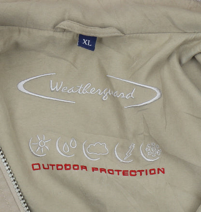 Mens UK Size XL Weatherguard Beige Windbreaker Coat