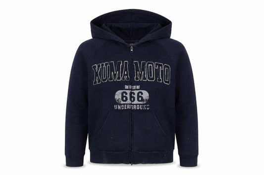 Vintage Originals Boys Navy Full Zip Hoodie Size 13