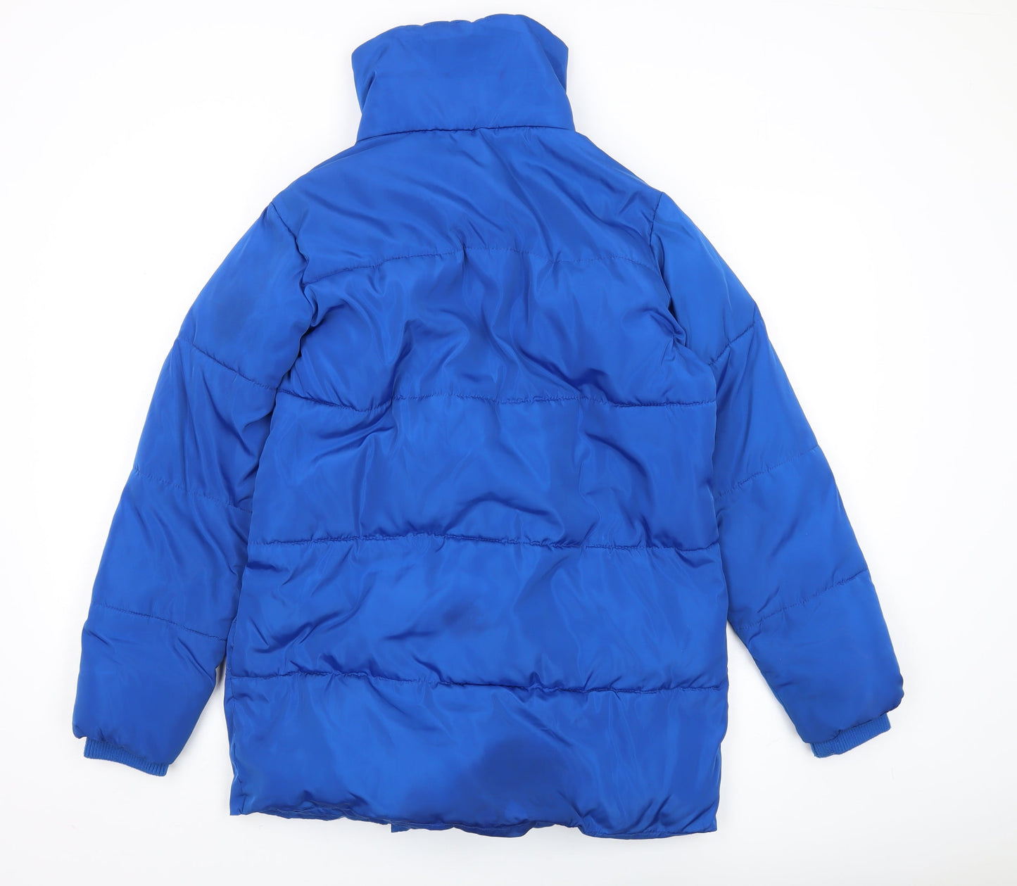 Womens UK Size M Red Herring Blue Puffer Jacket